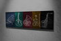 Wallity Lienzo Decorativo PC027 Multicolor 30 x 80 cm